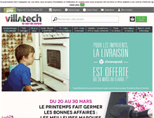 Tablet Screenshot of cache.villatech.fr